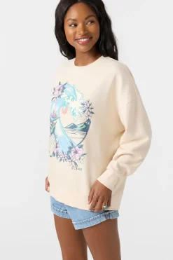 Solis Crew Crew Neck Fleece - Tapioca | O'Neill