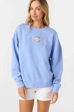 Solis Crew Crew Neck Fleece - Hydrangea | O'Neill
