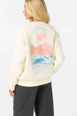 Solis Crew Crew Neck Fleece - Winter White | O'Neill