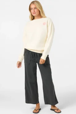 Solis Crew Crew Neck Fleece - Winter White | O'Neill