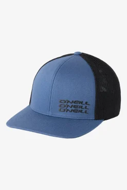Stacked Stretch Fit Fitted Hat - Captain's Blue | O'Neill