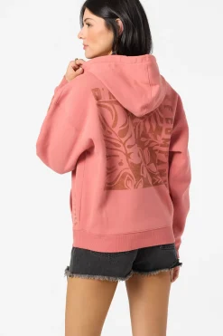 Stamp Relaxed Hoodie Pullover Fleece - Canyon Rose | O'Neill