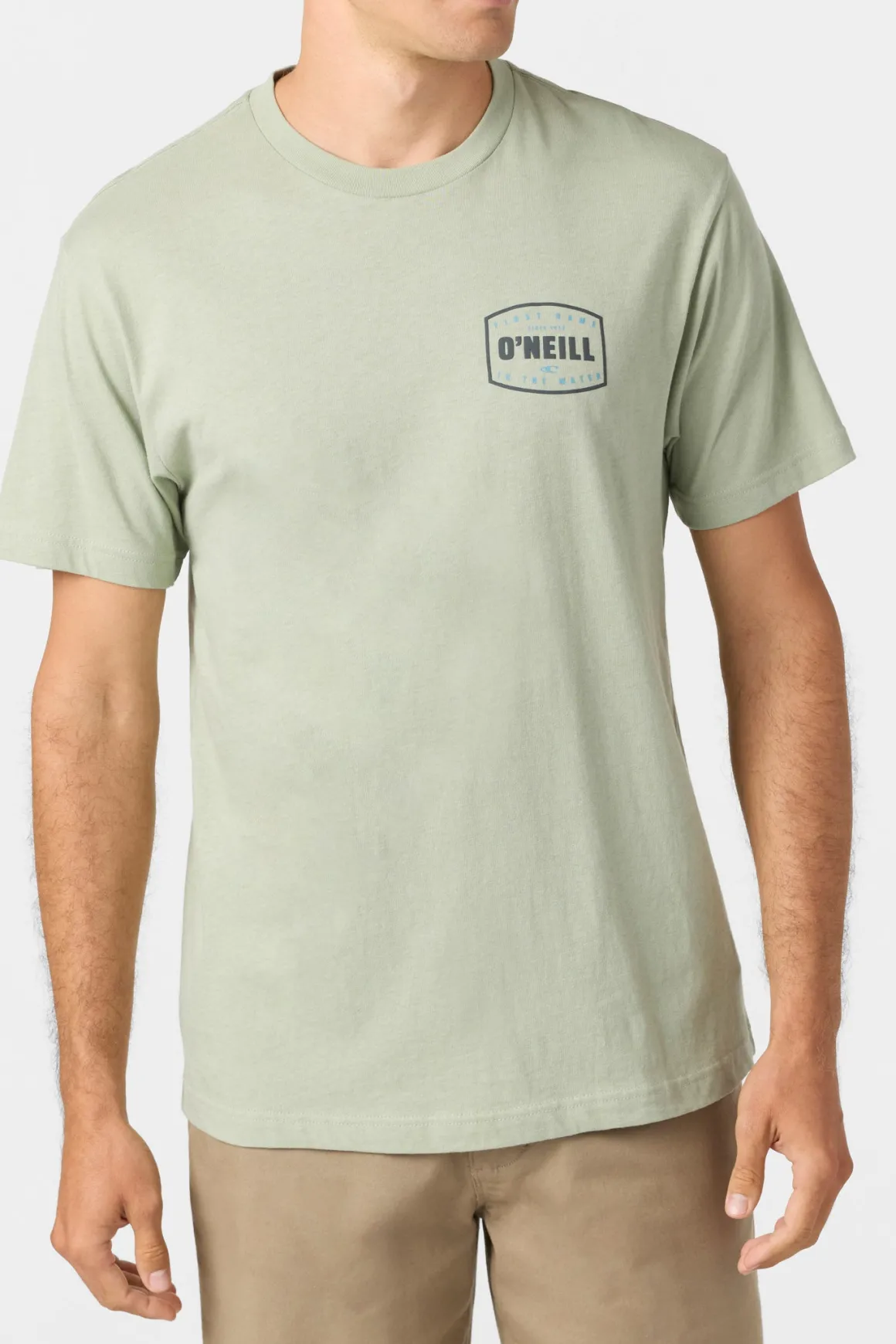 Stamped Standard Fit Tee - Seagrass | O'Neill