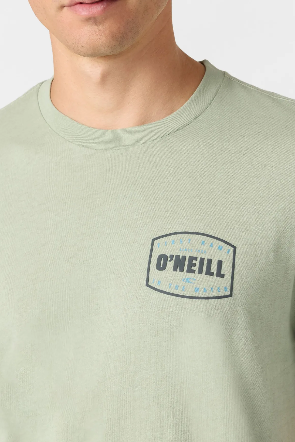Stamped Standard Fit Tee - Seagrass | O'Neill
