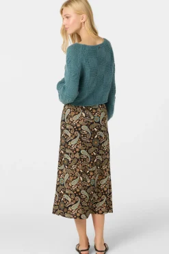 Sunni Rosalia Paisley Midi Skirts - Black | O'Neill