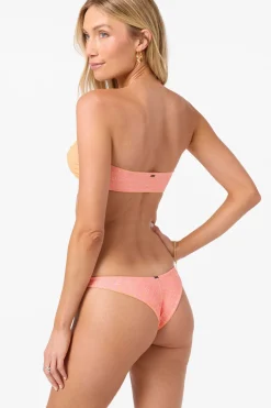 Sunshine Bogatel Revo Tube Bandeau Top - Fusion Coral | O'Neill