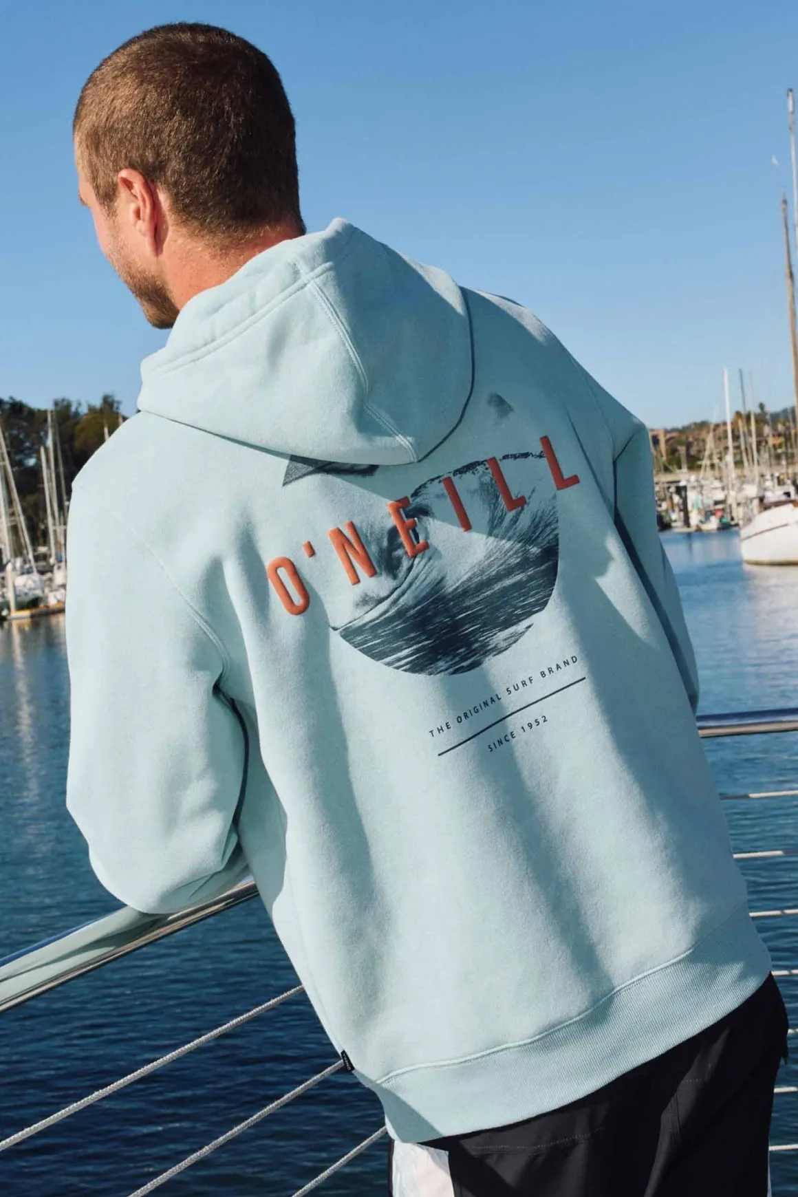 Surf Sesh Classic Hoodie Pullover Fleece - Stone Blue | O'Neill