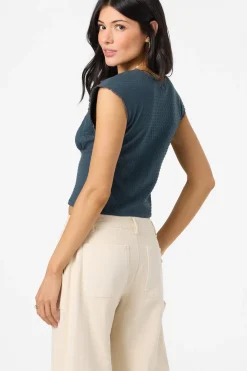 Tamilyn Short Sleeve Top - Slate | O'Neill