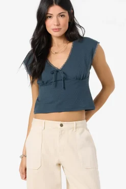 Tamilyn Short Sleeve Top - Slate | O'Neill