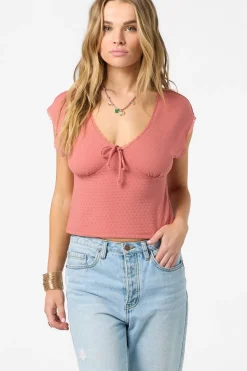 Tamilyn Short Sleeve Top - Canyon Rose | O'Neill