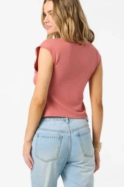 Tamilyn Short Sleeve Top - Canyon Rose | O'Neill
