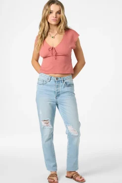 Tamilyn Short Sleeve Top - Canyon Rose | O'Neill