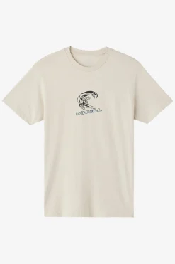 Team Spike Standard Fit Tee - Lt Khaki | O'Neill