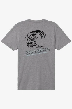 Team Spike Standard Fit Tee - Heather Grey | O'Neill