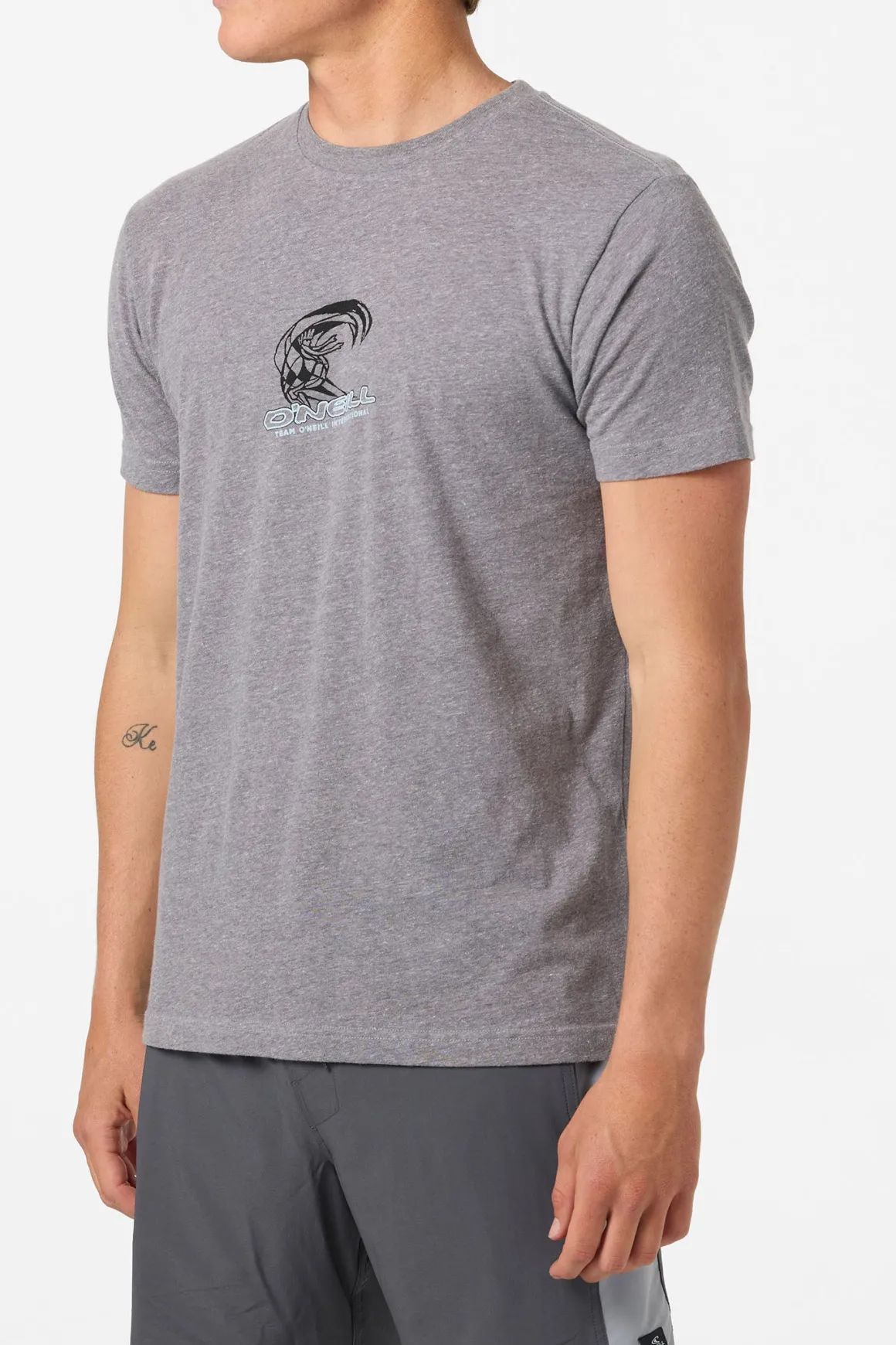 Team Spike Standard Fit Tee - Heather Grey | O'Neill