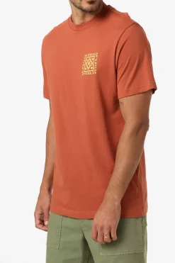 Tile Classic Tee Standard Fit Tee - Chutney | O'Neill