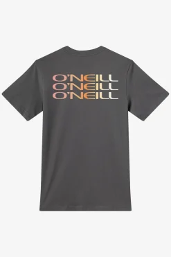 Triple Stack Classic Tee Standard Fit Tee - Dark Shadow | O'Neill