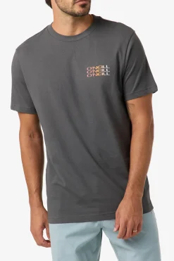 Triple Stack Classic Tee Standard Fit Tee - Dark Shadow | O'Neill