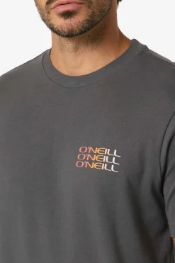 Triple Stack Classic Tee Standard Fit Tee - Dark Shadow | O'Neill