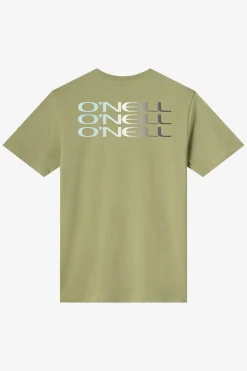 Triple Stack Classic Tee Standard Fit Tee - Oil Green | O'Neill