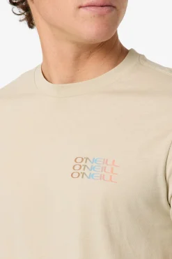 Triple Stack Classic Tee Standard Fit Tee - Lt Khaki | O'Neill