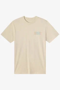 Triple Stack Classic Tee Standard Fit Tee - Lt Khaki | O'Neill