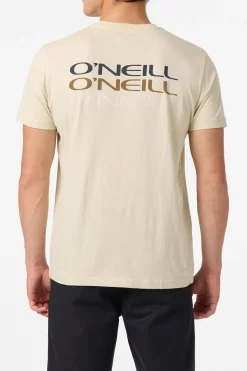Triple Stack Standard Fit Tee - Lt Khaki | O'Neill