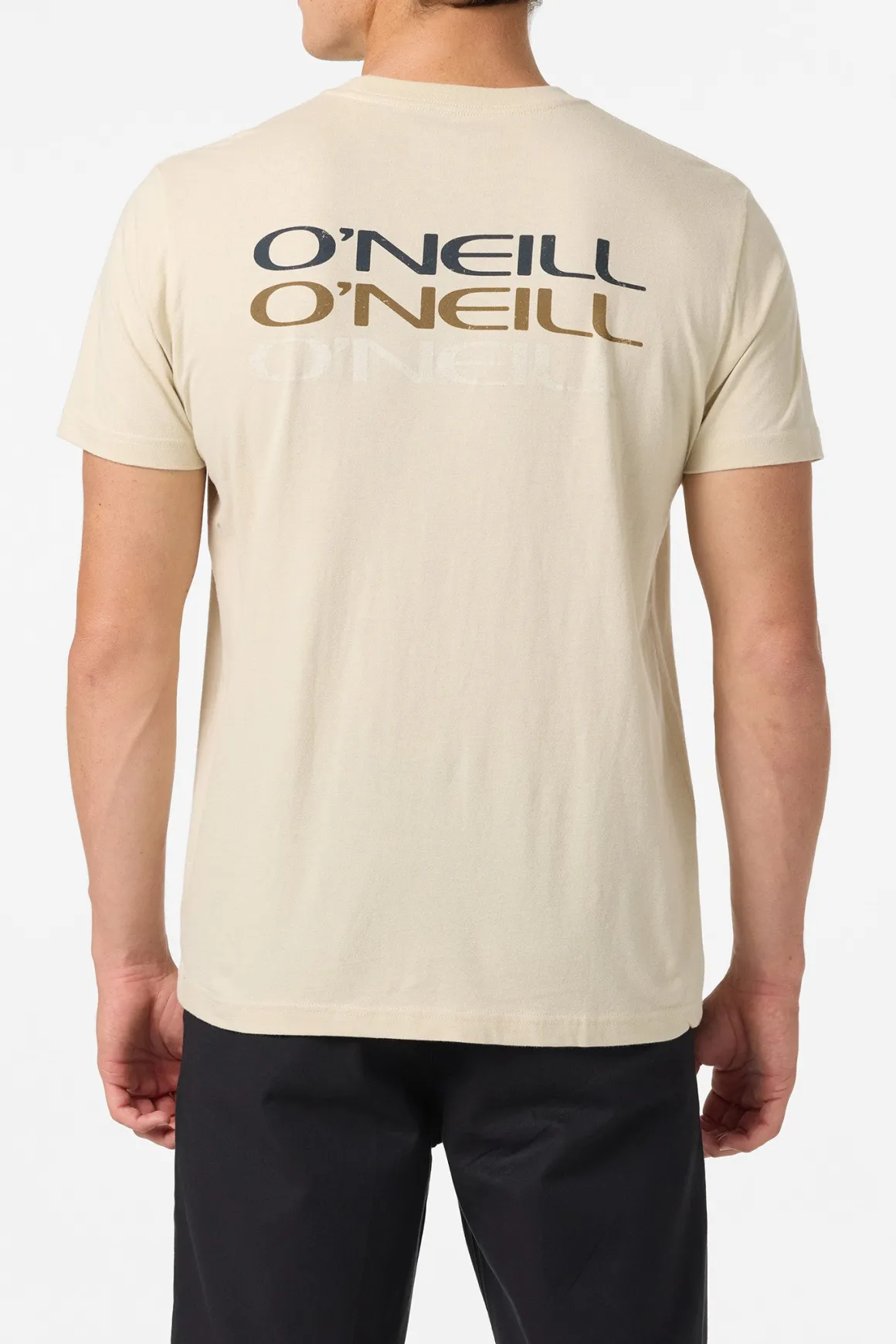 Triple Stack Standard Fit Tee - Lt Khaki | O'Neill