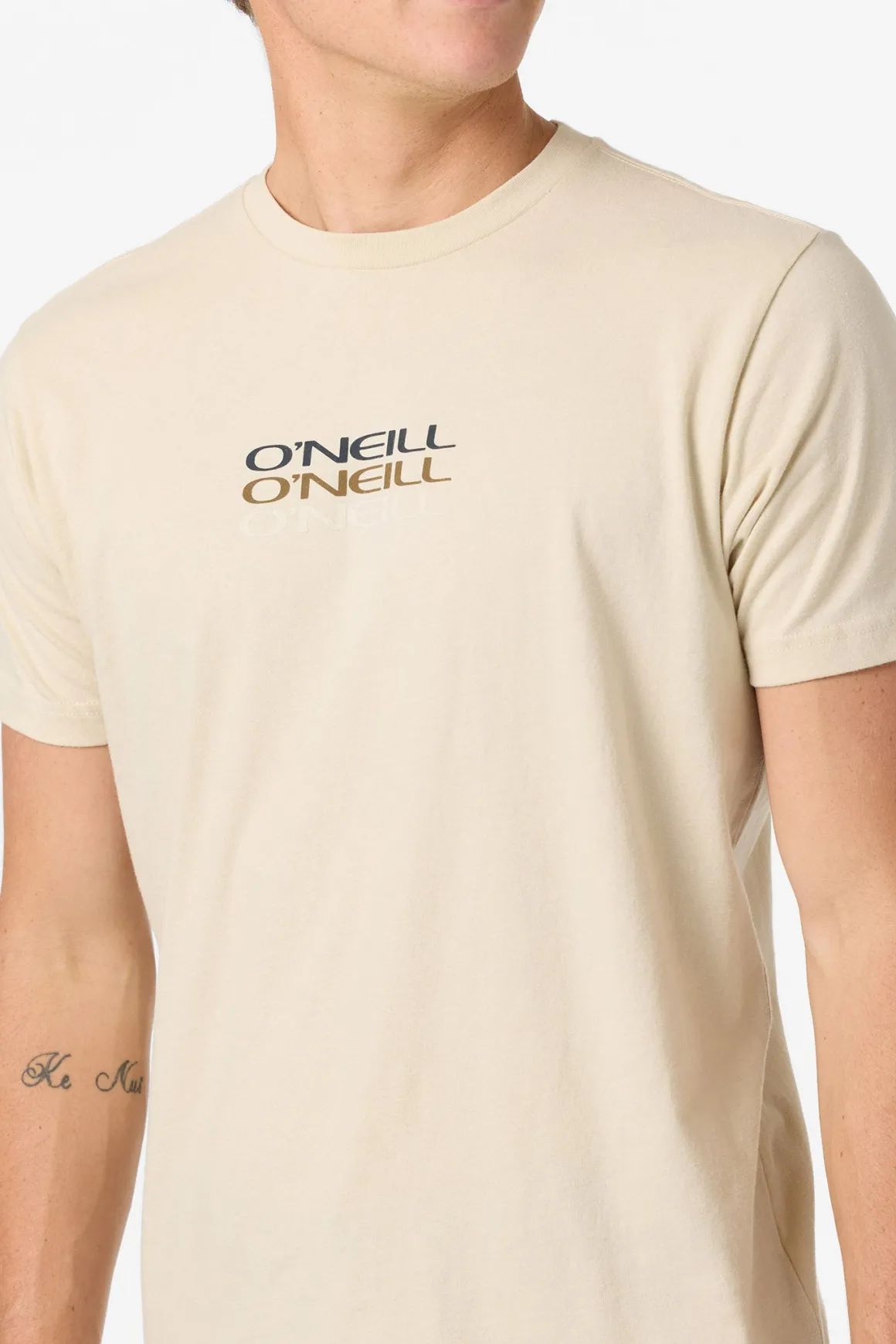 Triple Stack Standard Fit Tee - Lt Khaki | O'Neill
