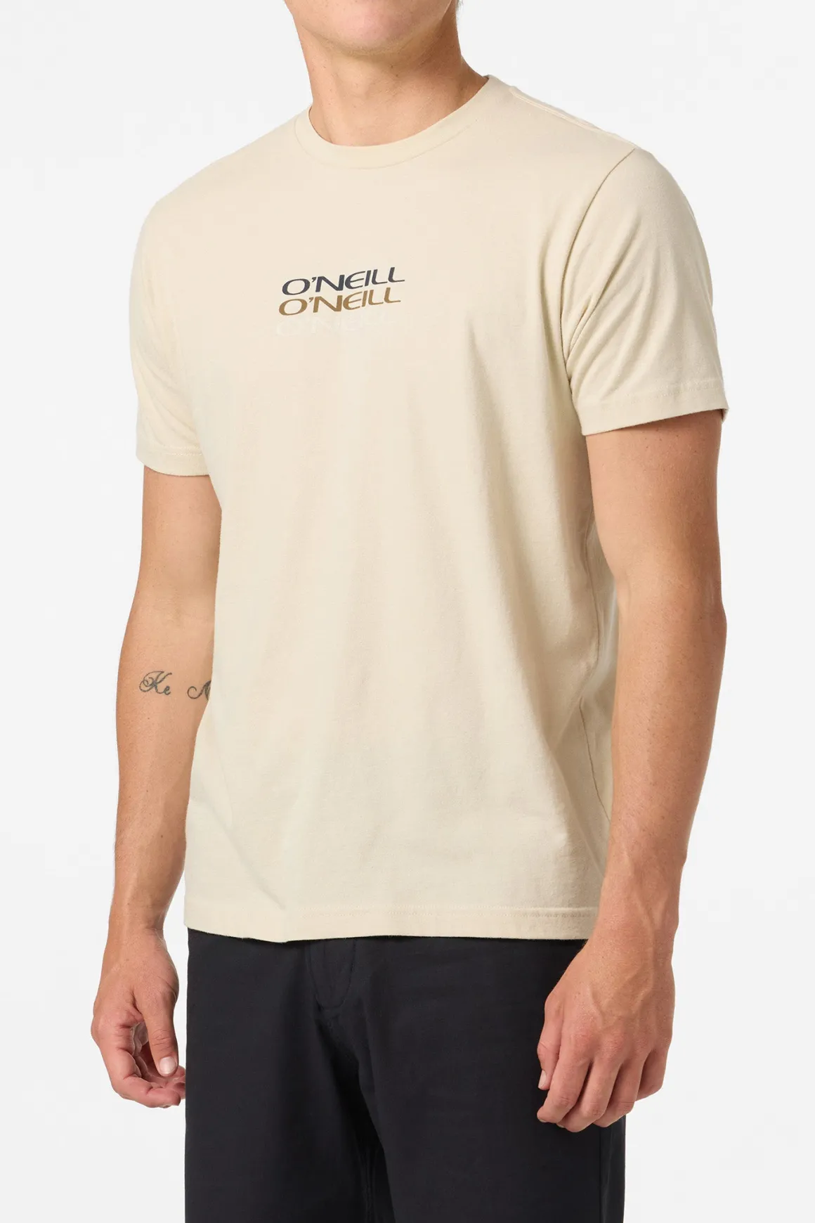 Triple Stack Standard Fit Tee - Lt Khaki | O'Neill