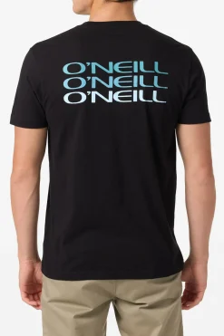 Triple Stack Standard Fit Tee - Black | O'Neill