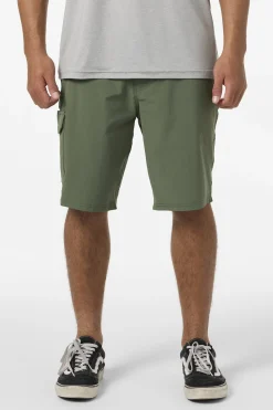 TRVLR Cargo 20" Hybrid Shorts - Dark Olive | O'Neill