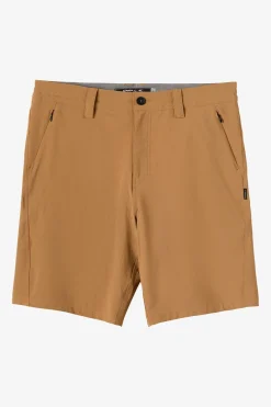 TRVLR Enduro Hybrid 19" Hybrid Shorts - Dark Khaki | O'Neill