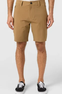 TRVLR Enduro Hybrid 19" Hybrid Shorts - Dark Khaki | O'Neill