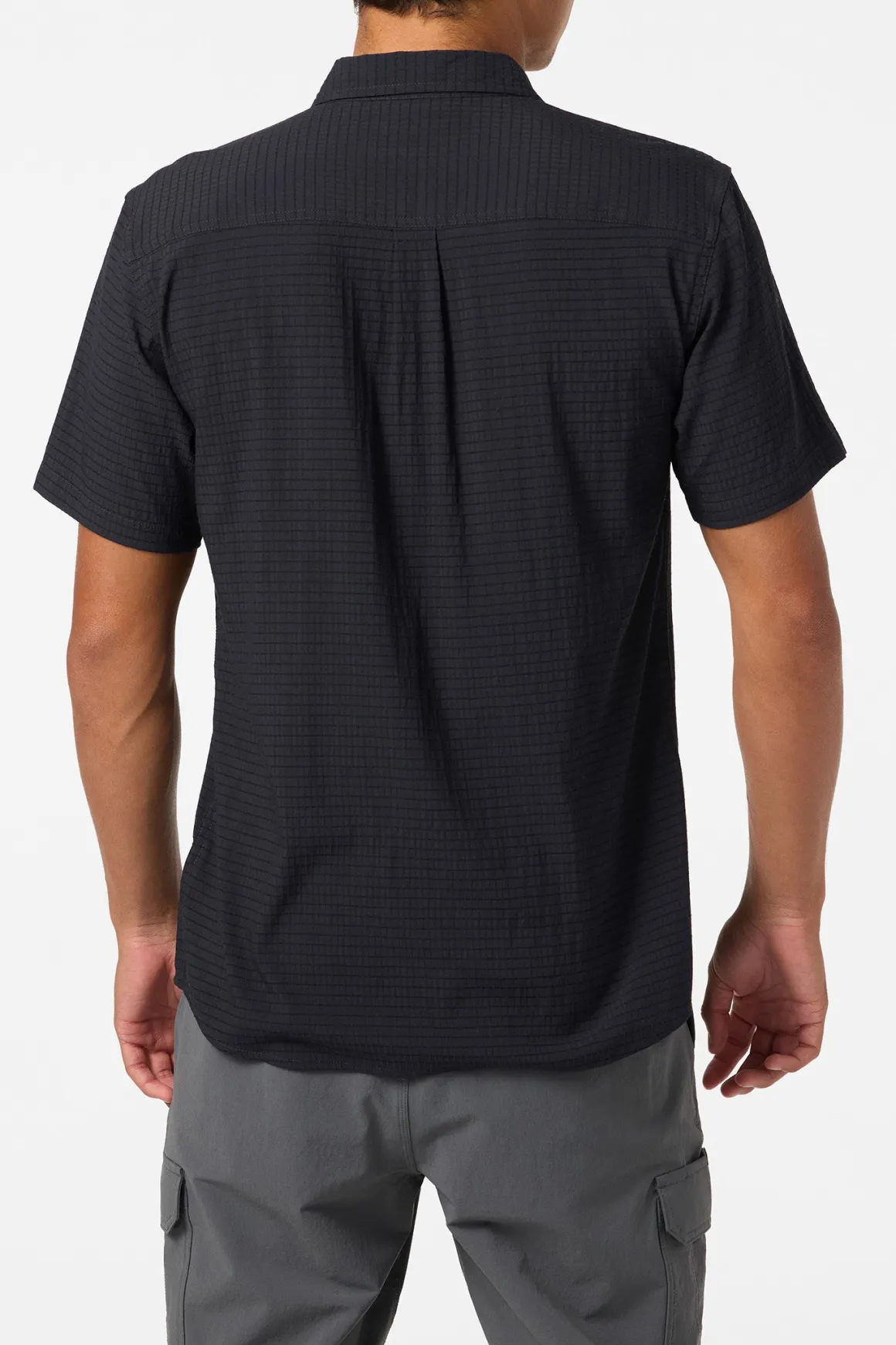 TRVLR Perforated Standard Woven Shirt Standard Fit Shirt - Black | O'Neill