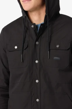 TRVLR Royce Hooded Jacket - Black | O'Neill