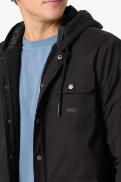TRVLR Royce Hooded Jacket - Black | O'Neill
