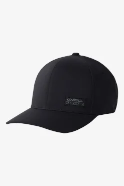 TRVLR Stretch Fitted Fitted Hat - Black | O'Neill