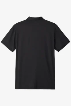 TRVLR Upf Polo Standard Fit Polo - Black | O'Neill