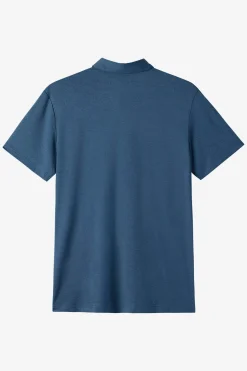 TRVLR Upf Polo Standard Fit Polo - Navy Heather | O'Neill