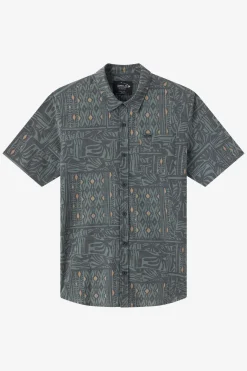 TRVLR Upf Traverse Hawaii Shirt - Dark Olive | O'Neill