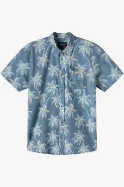 TRVLR Upf Traverse Slub Standard Standard Fit Shirt - Dark Slate | O'Neill