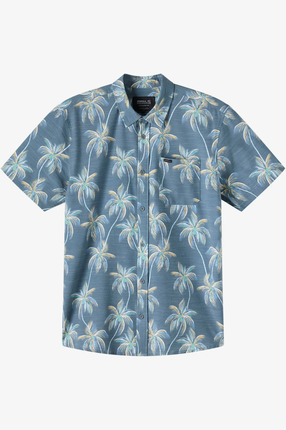 TRVLR Upf Traverse Slub Standard Standard Fit Shirt - Dark Slate | O'Neill