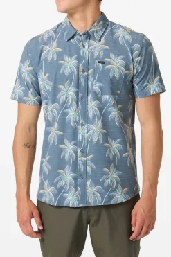 TRVLR Upf Traverse Slub Standard Standard Fit Shirt - Dark Slate | O'Neill