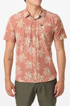 TRVLR Upf Traverse Slub Standard Standard Fit Shirt - Baked Clay | O'Neill