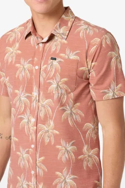 TRVLR Upf Traverse Slub Standard Standard Fit Shirt - Baked Clay | O'Neill