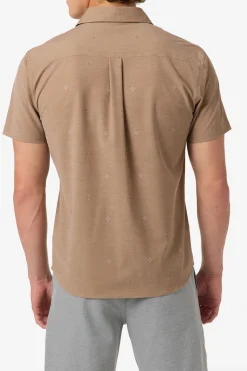 TRVLR Upf Traverse Standard Woven Shirt Standard Fit Shirt - Dark Khaki | O'Neill