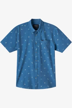 TRVLR Upf Traverse Standard Standard Fit Shirt - Indigo 2 | O'Neill