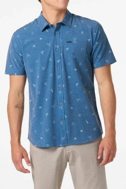 TRVLR Upf Traverse Standard Standard Fit Shirt - Indigo 2 | O'Neill