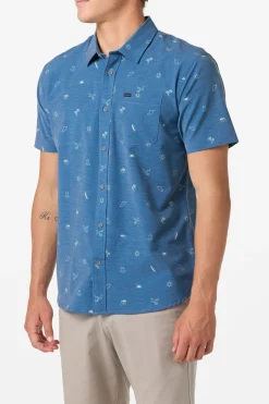 TRVLR Upf Traverse Standard Standard Fit Shirt - Indigo 2 | O'Neill